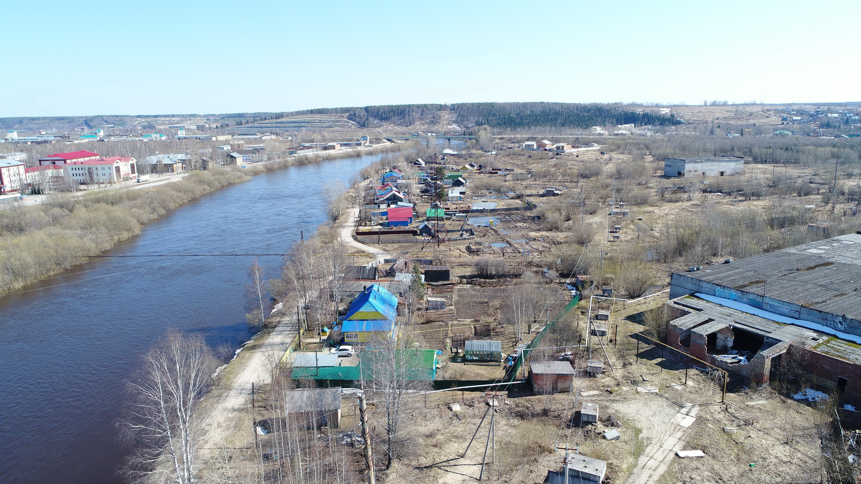 Уровень воды в Ухте начал снижаться - KP.RU